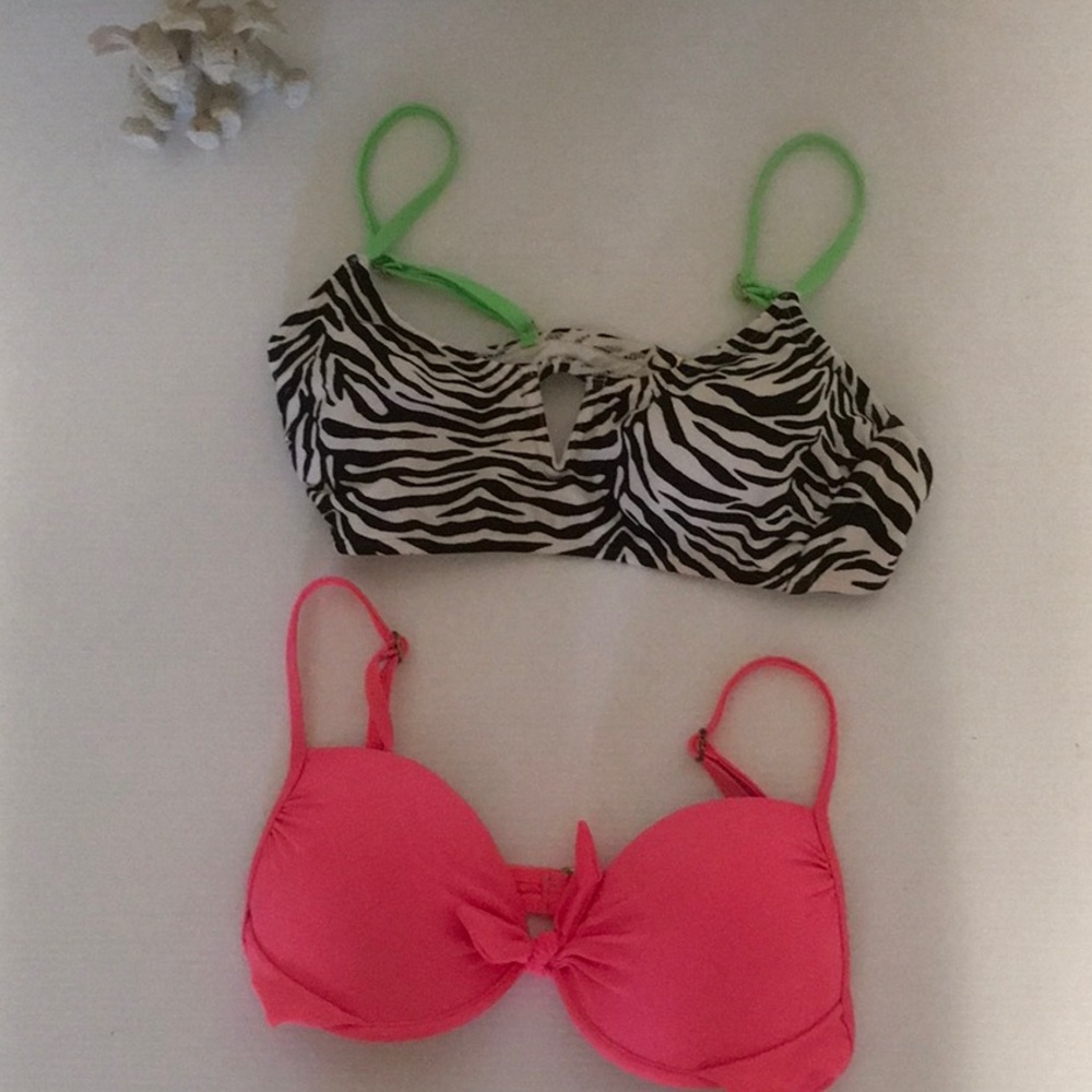 Swim tops bundle of two tops size medium.